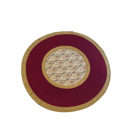 12 In Belgium Fouquete Table Runner Burgundy